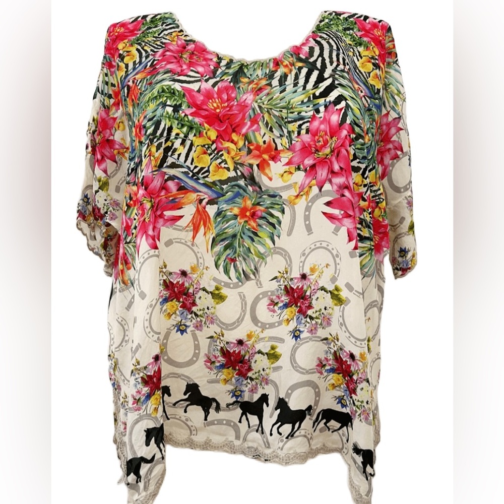 JOHNNY WAS WOMENS SEABISCUIT
SHILOH TOP SIZE XS